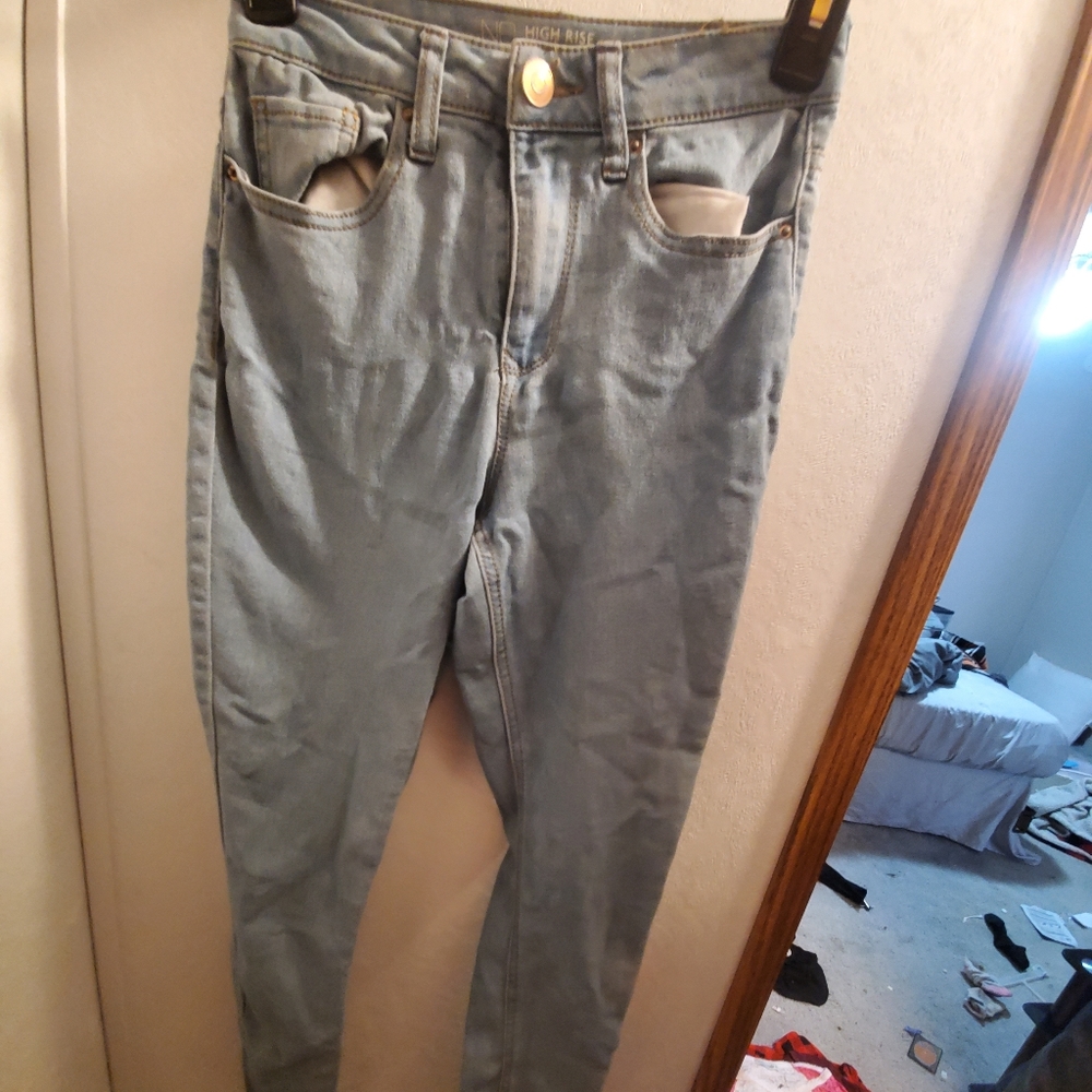 NoBo Light Blue High Rise Skinny Jeans